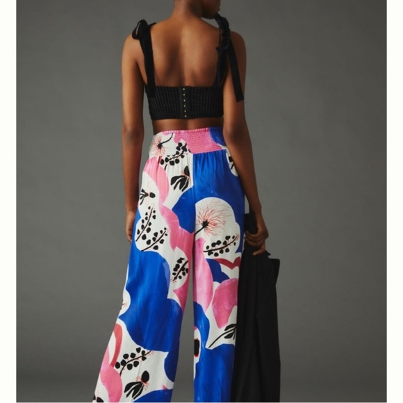 NWT Anthropologie Maeve x Lisa Sander Wide Leg Pull-On Pant Size M - Picture 5 of 10